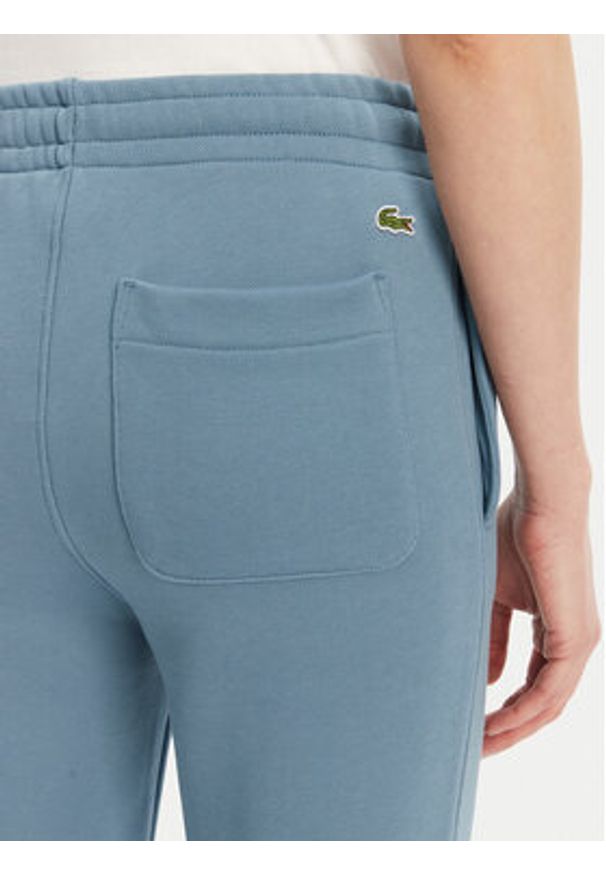 Lacoste Spodnie dresowe XF0353 Niebieski Regular Fit. Kolor: niebieski. Materiał: bawełna