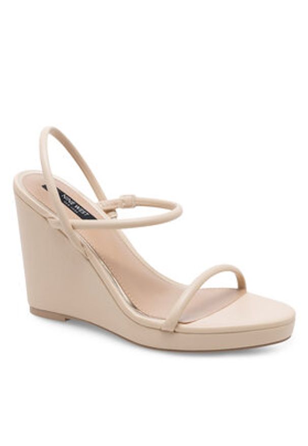 Nine West Sandały WFA2624-1 Beżowy. Kolor: beżowy. Materiał: syntetyk