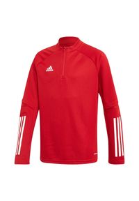 Bluza piłkarska dla dzieci Adidas Condivo20 Training Top. Kolor: czerwony. Sport: piłka nożna