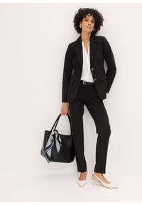 bonprix - Komplet garniturowy (2 cz.). Kolor: czarny. Materiał: wiskoza. Styl: klasyczny, elegancki #2