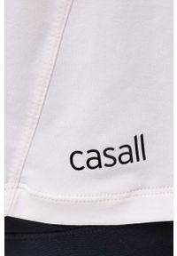 CASALL - Casall top do jogi kolor różowy. Kolor: różowy. Materiał: skóra, dzianina, materiał, włókno #2