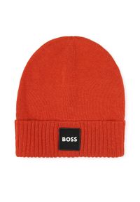 BOSS - Czapka Boss. Kolor: czerwony