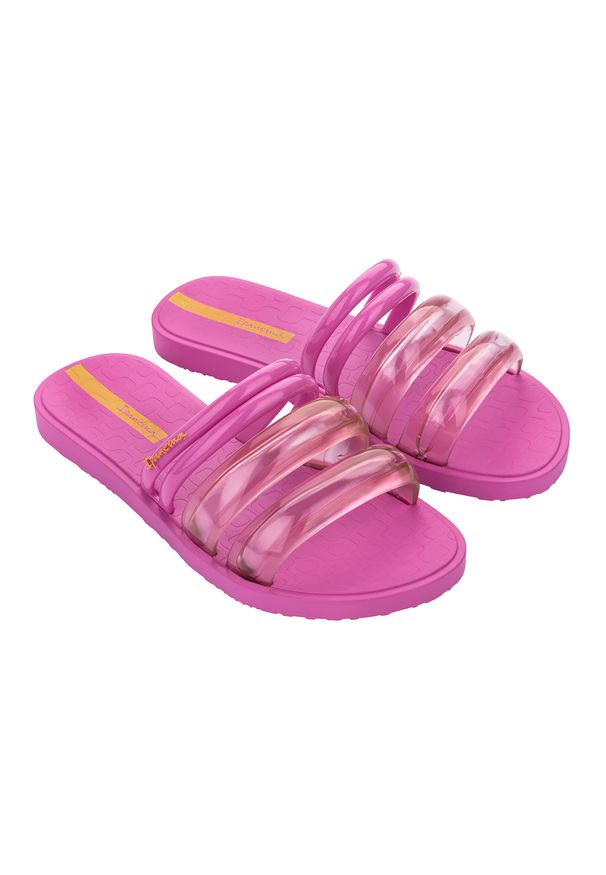 Klapki damskie Ipanema Puffer Slide. Kolor: różowy. Styl: sportowy