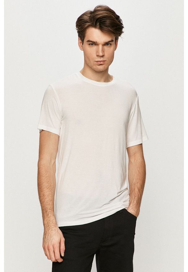 Ted Baker - T-shirt (2-pack). Okazja: na co dzień. Materiał: dzianina. Wzór: gładki. Styl: casual