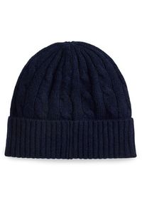 Polo Ralph Lauren Czapka z daszkiem 455981442008 Granatowy. Kolor: niebieski. Materiał: wełna, materiał