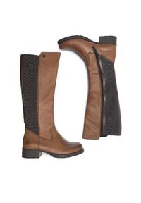 Rieker Kozaki Z9591-22 Brązowy. Kolor: brązowy. Materiał: skóra #3