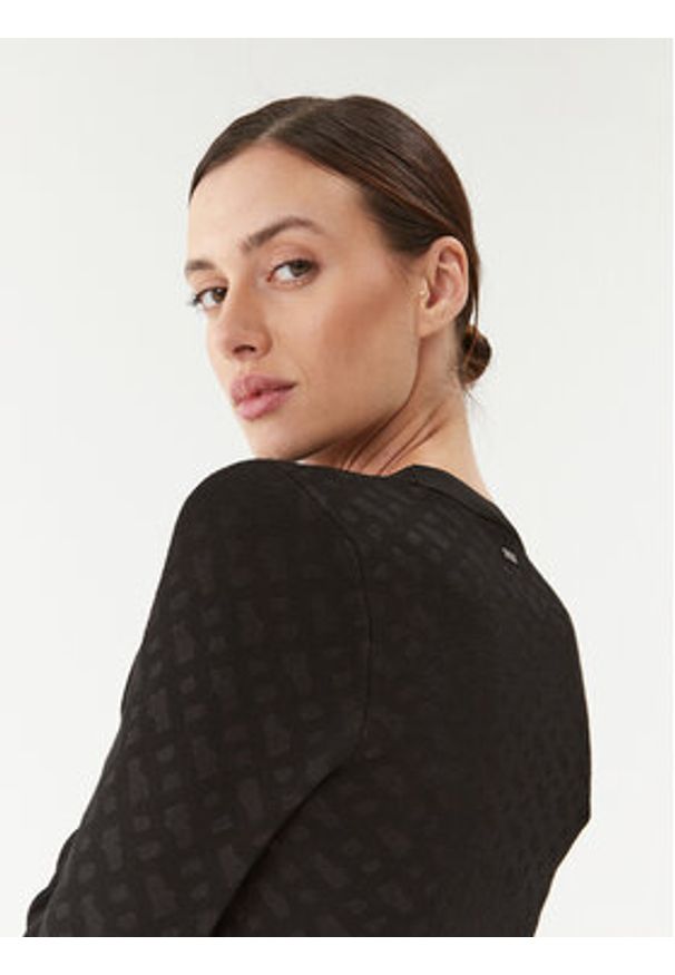BOSS - Boss Sweter Furkina 50493923 Czarny Regular Fit. Kolor: czarny. Materiał: wiskoza
