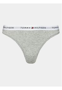 TOMMY HILFIGER - Tommy Hilfiger Stringi UW0UW03835 Szary. Kolor: szary. Materiał: bawełna #3