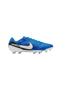 Buty piłkarskie Nike Tiempo Legend 10 Pro FG. Kolor: biały, niebieski, wielokolorowy. Sport: piłka nożna