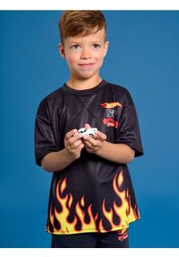 Sinsay - Koszulka Hot Wheels - czarny. Kolor: czarny