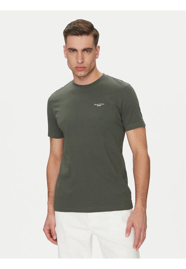Marc O'Polo Denim Komplet t-shirtów 500 0006 181 Zielony Regular Fit. Typ kołnierza: polo. Kolor: zielony. Materiał: bawełna