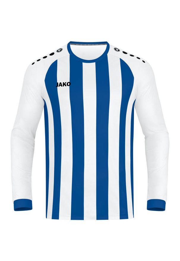 Dżersej z długim rękawem Jako Inter. Kolor: wielokolorowy, niebieski, biały. Materiał: jersey. Długość rękawa: długi rękaw. Długość: długie. Sport: piłka nożna