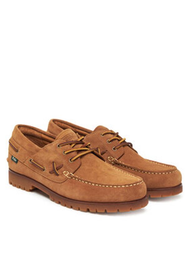 Polo Ralph Lauren Półbuty 812974979002 Brązowy. Kolor: brązowy. Materiał: zamsz, skóra