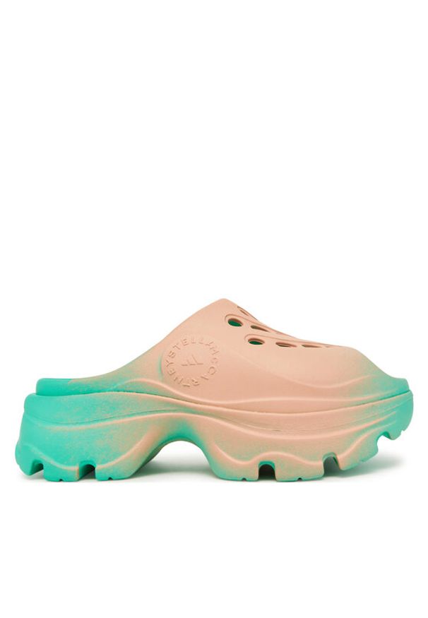 Adidas by Stella McCartney - adidas by Stella McCartney Klapki Clogs JH8952 Zielony. Kolor: zielony. Materiał: syntetyk