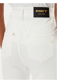 MET Jeansy M10 253PT Biały Regular Fit. Kolor: biały #3