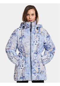 Didriksons Parka Sia Aop Wns Parka 504810 Niebieski Standard Fit. Kolor: niebieski. Materiał: syntetyk #6