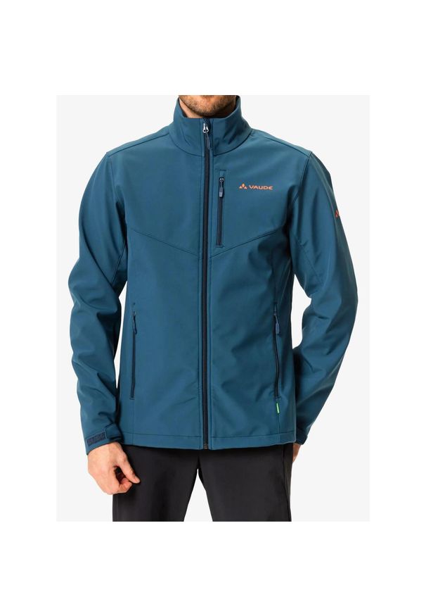 Kurtka softshell męska Vaude Cyclone Jacket VI. Kolor: zielony. Materiał: softshell. Sport: turystyka piesza