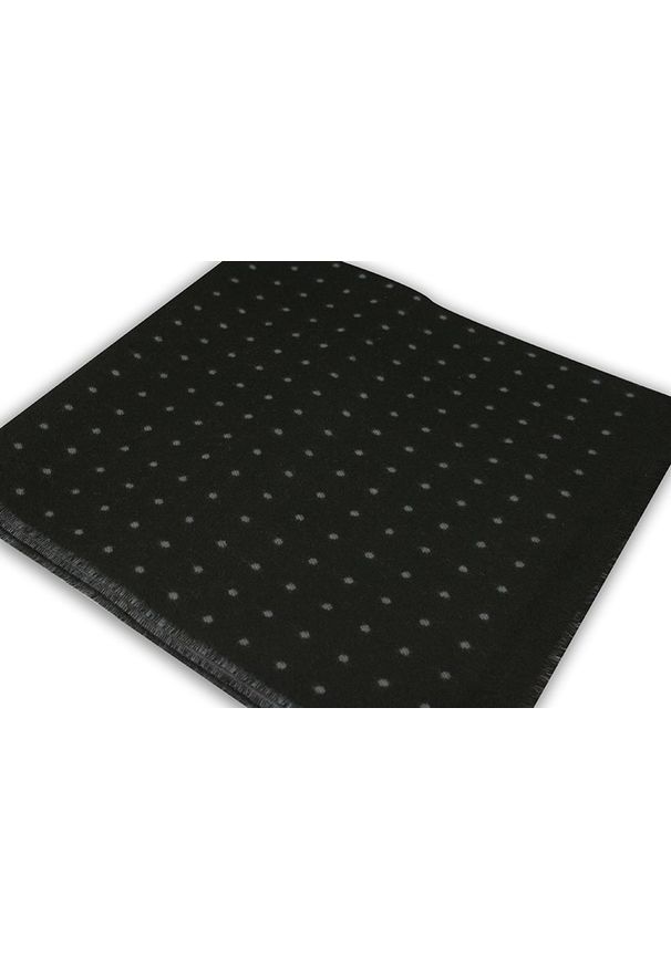 V. Fraas - Szalik Czarno-Szary w Kropki, Groszki, Miękki, Firmy V.Fraas -Cashmink- Elegancki, Męski. Kolor: szary, czarny, wielokolorowy. Materiał: materiał, akryl, tkanina, poliakryl, wełna, syntetyk. Wzór: kropki, grochy. Sezon: lato. Styl: elegancki