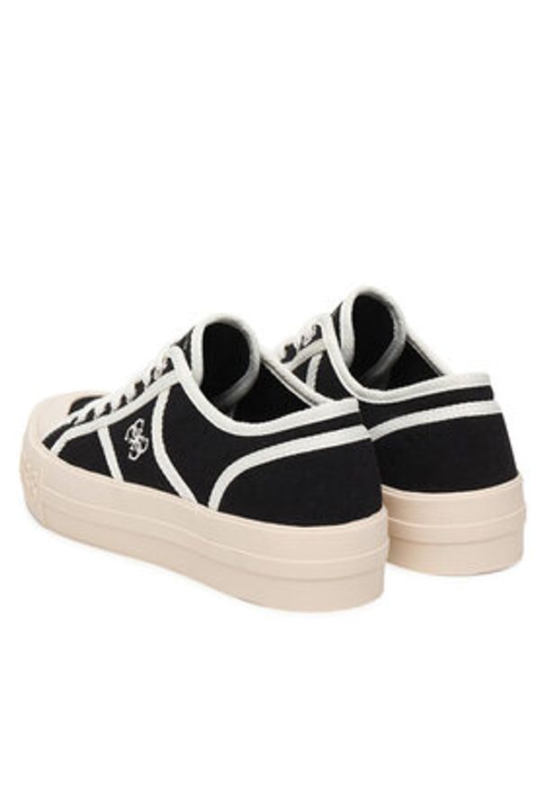 Guess Trampki FLPISS FAL12 Czarny. Kolor: czarny. Materiał: materiał