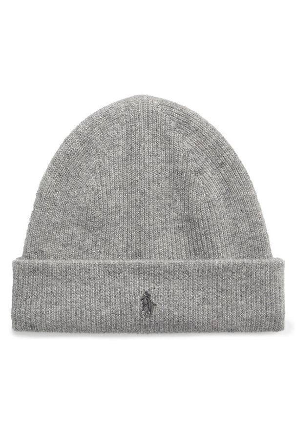 Polo Ralph Lauren Czapka 710920660002 Szary. Kolor: szary. Materiał: materiał, kaszmir