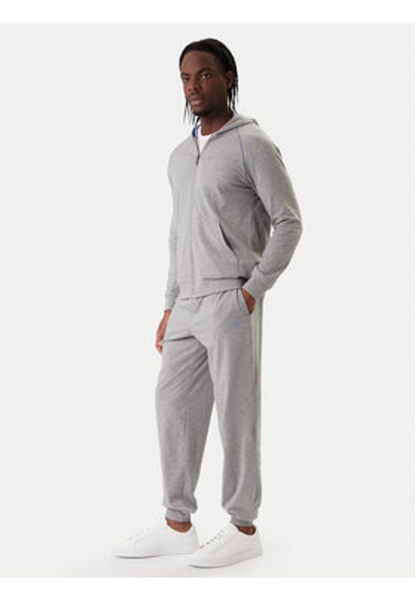 BOSS Spodnie dresowe Mix&Match 50515305 Szary Regular Fit. Kolor: szary. Materiał: bawełna