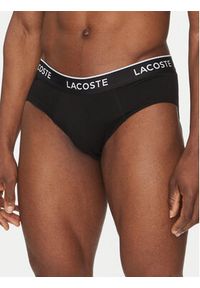Lacoste Komplet 3 par slipów 8H1293 Czarny. Kolor: czarny. Materiał: bawełna #7