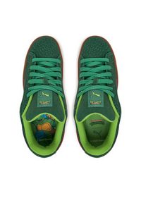 Puma Sneakersy Suede XL TMNT 401304 01 Zielony. Kolor: zielony. Materiał: nubuk, skóra. Model: Puma Suede