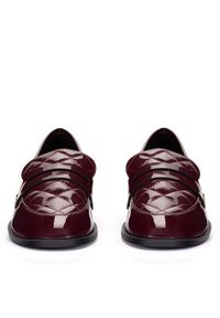 Jenny Fairy Mokasyny LS5781-11 Bordowy. Kolor: czerwony. Materiał: skóra #2