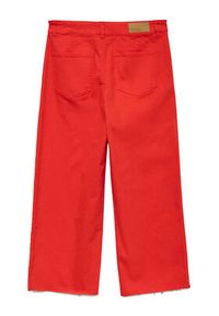Vero Moda Kuloty Wild Kayla 10307837 Czerwony Wide Leg. Kolor: czerwony. Materiał: bawełna