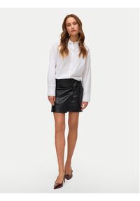 Vero Moda Spódnica z imitacji skóry Gawn 10333689 Czarny Regular Fit. Kolor: czarny. Materiał: skóra #3