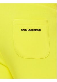 Karl Lagerfeld - KARL LAGERFELD Szorty sportowe 705032 542900 Żółty Regular Fit. Kolor: żółty. Materiał: bawełna. Styl: sportowy #4