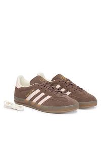 Adidas - adidas Sneakersy Gazelle Indoor JR2431 Brązowy. Kolor: brązowy. Materiał: skóra, zamsz. Model: Adidas Gazelle #6