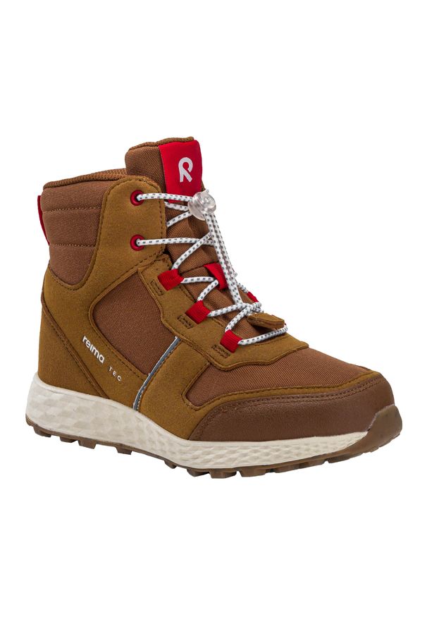 Buty trekkingowe dziecięce Reima Ehtii. Zapięcie: rzepy. Kolor: brązowy. Materiał: guma. Sezon: zima