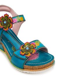 Laura Vita Sandały Bonito 36 Kolorowy. Materiał: skóra. Wzór: kolorowy #2