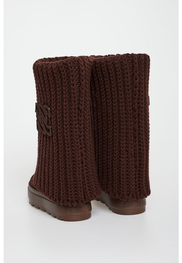 Casadei - Kozaki damskie zamszowe CASADEI. Materiał: zamsz