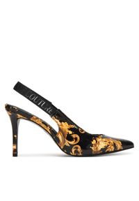 Versace Jeans Couture Szpilki 80VA3S52 ZS366 G89 Czarny. Kolor: czarny. Materiał: skóra. Obcas: na szpilce #1