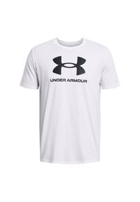 Under Armour - T-shirt Męski Logo 1382911 432. Kolor: biały