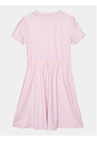 Guess Sukienka letnia J2YK16 KAZM0 Różowy Regular Fit. Kolor: różowy. Materiał: syntetyk. Sezon: lato #3