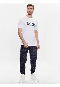 BOSS - Boss Spodnie dresowe 50486273 Niebieski Regular Fit. Kolor: niebieski. Materiał: wiskoza, bawełna