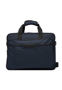 TOMMY HILFIGER - Tommy Hilfiger Torba na laptopa Th Repreve Computer Bag AM0AM13466 Granatowy. Kolor: niebieski. Materiał: materiał