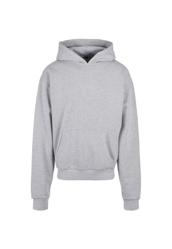 BUILD YOUR BRAND - Bawełniana Bluza Z Kapturem Dla Dorosłych Unisex Ultra Heavyweight Boxy Hoodie. Typ kołnierza: kaptur. Kolor: szary. Materiał: bawełna