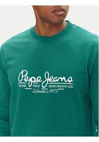 Pepe Jeans Bluza Dumas PM582832 Zielony Regular Fit. Kolor: zielony. Materiał: bawełna #4