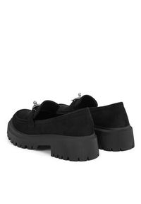 DeeZee Loafersy BBT-22663-1 Czarny. Kolor: czarny. Materiał: materiał