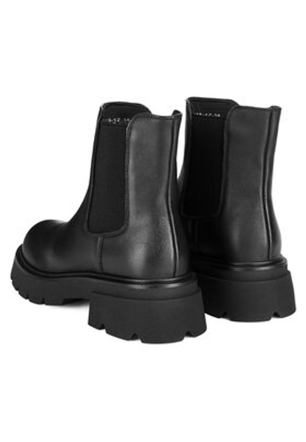 Badura Sztyblety WFA3115-1Z Czarny. Kolor: czarny. Materiał: skóra