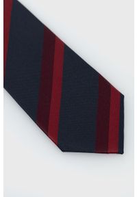 Jack & Jones - Krawat i poszetka. Kolor: czerwony. Materiał: materiał #5