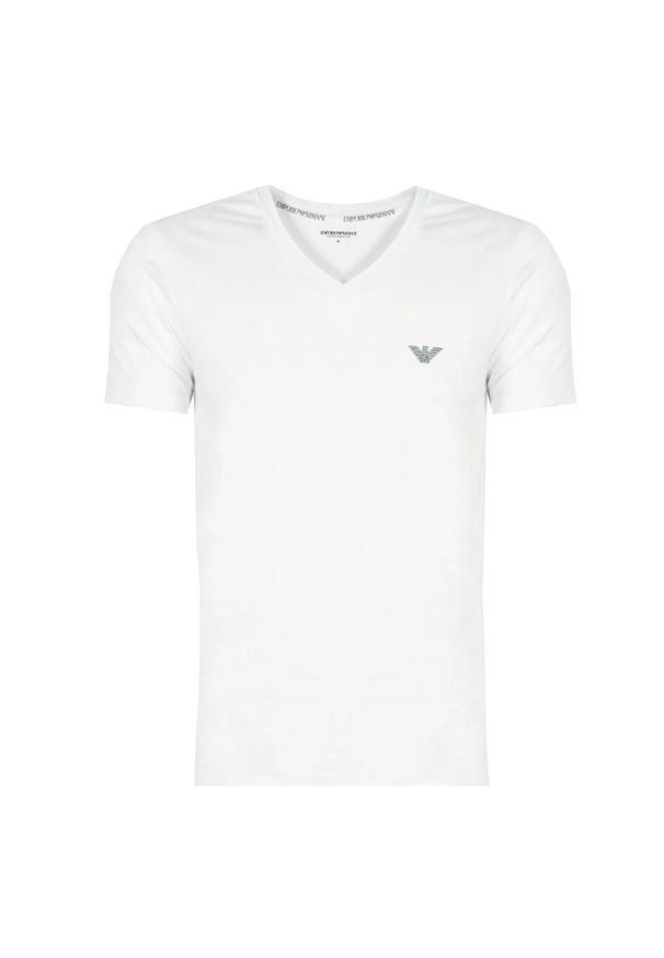 Emporio Armani T-shirt | 112010 4F511 | Mężczyzna | Biały. Kolor: biały. Materiał: elastan. Styl: elegancki