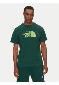 The North Face T-Shirt Easy NF0A8A6C Zielony Regular Fit. Kolor: zielony. Materiał: bawełna, syntetyk