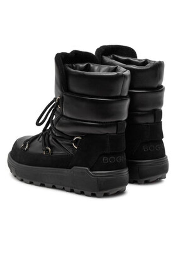 Bogner Śniegowce Chamonix S 11 A 22446913 Czarny. Kolor: czarny. Materiał: skóra