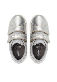Geox Sneakersy J Eclyper Girl J45LRA 000NF C1007 M Srebrny. Kolor: srebrny