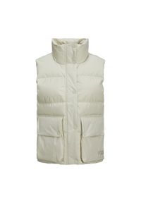 Kamizelka damska JJXX Carla Novel Puffer. Kolor: biały. Materiał: poliester #1